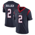 CAdoa H.Texans #2 Calen Bullock Player Navy Limited Vapor Untouchable Home Game Stitched Jerseys