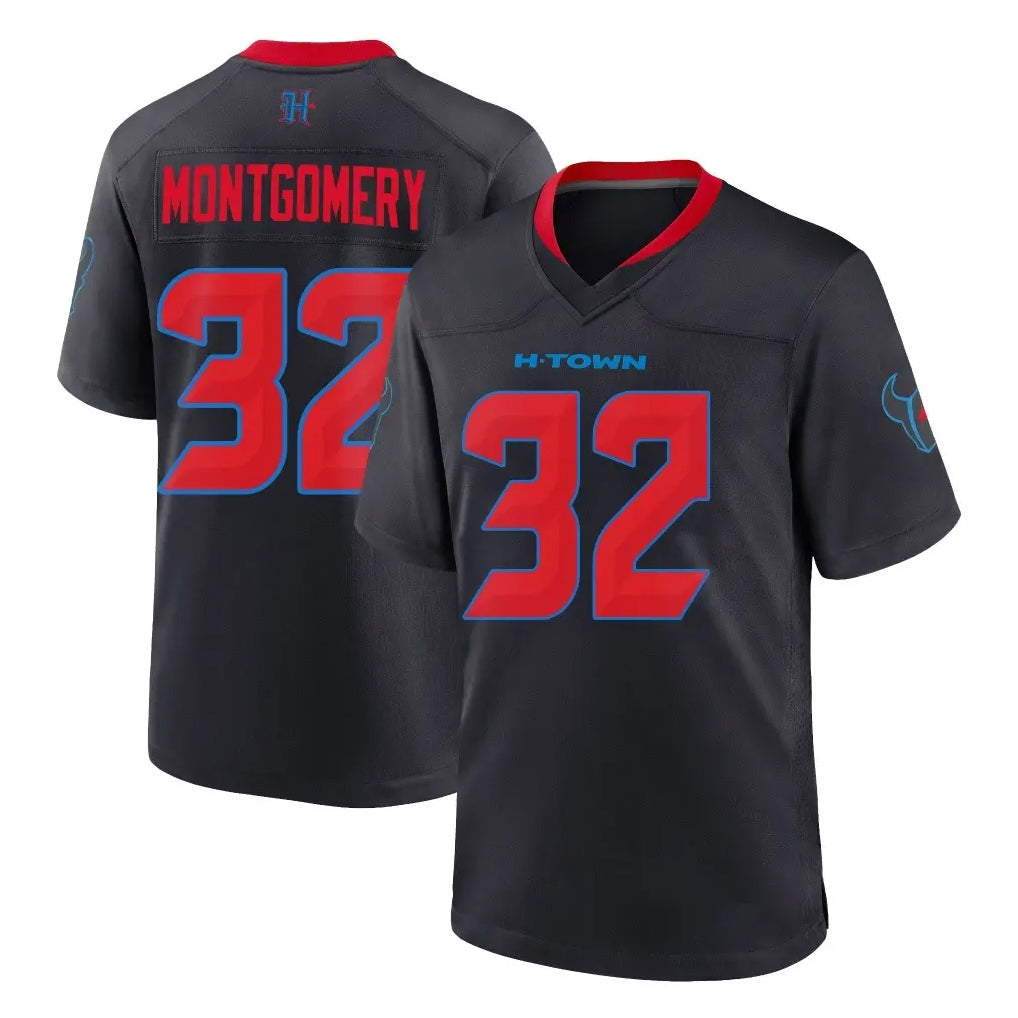 CAdoa H.Texans #32 David Montgomery Player Navy 2nd Alternate Home Game Stitched Jerseys