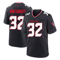 CAdoa H.Texans #32 David Montgomery Player Navy Team Home Game Stitched Jerseys