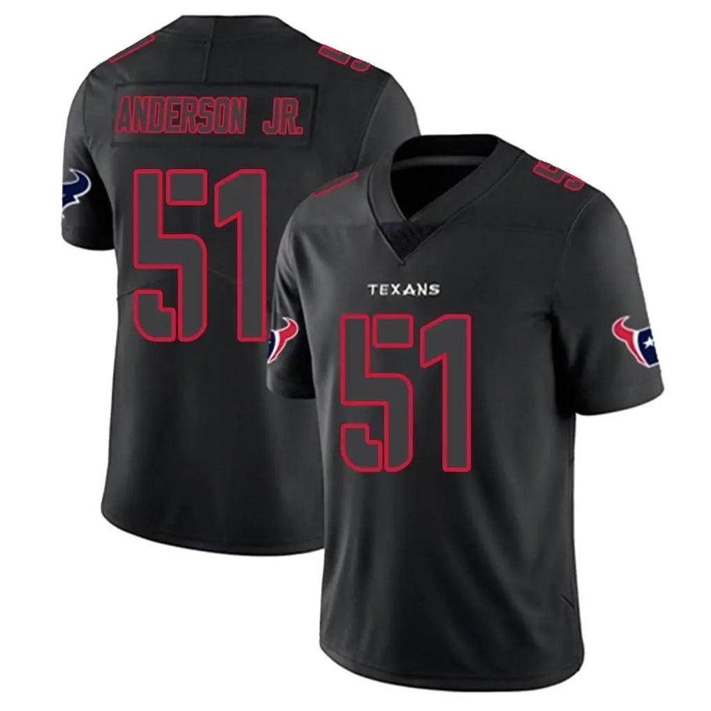 CAdoa H.Texans #51 Will Anderson Jr. Player Black Impact Limited Game Stitched Jerseys