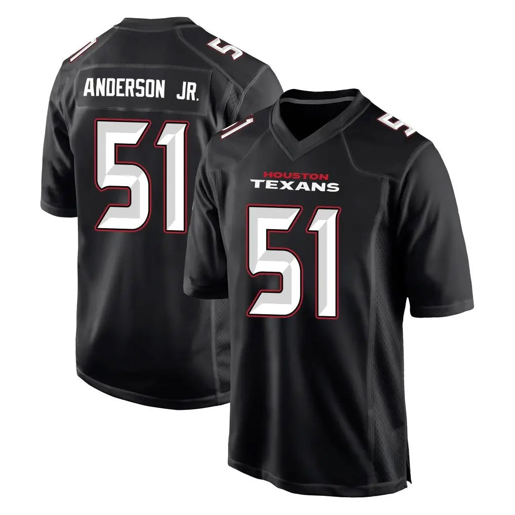 CAdoa H.Texans #51 Will Anderson Jr. Player Carbon Black Fashion Home Game Stitched Jerseys