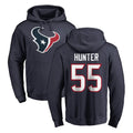 CAdoa H.Texans #55 Danielle Hunter Player Navy Pro Line Pullover Hoodie Limited Game Stitched Jerseys
