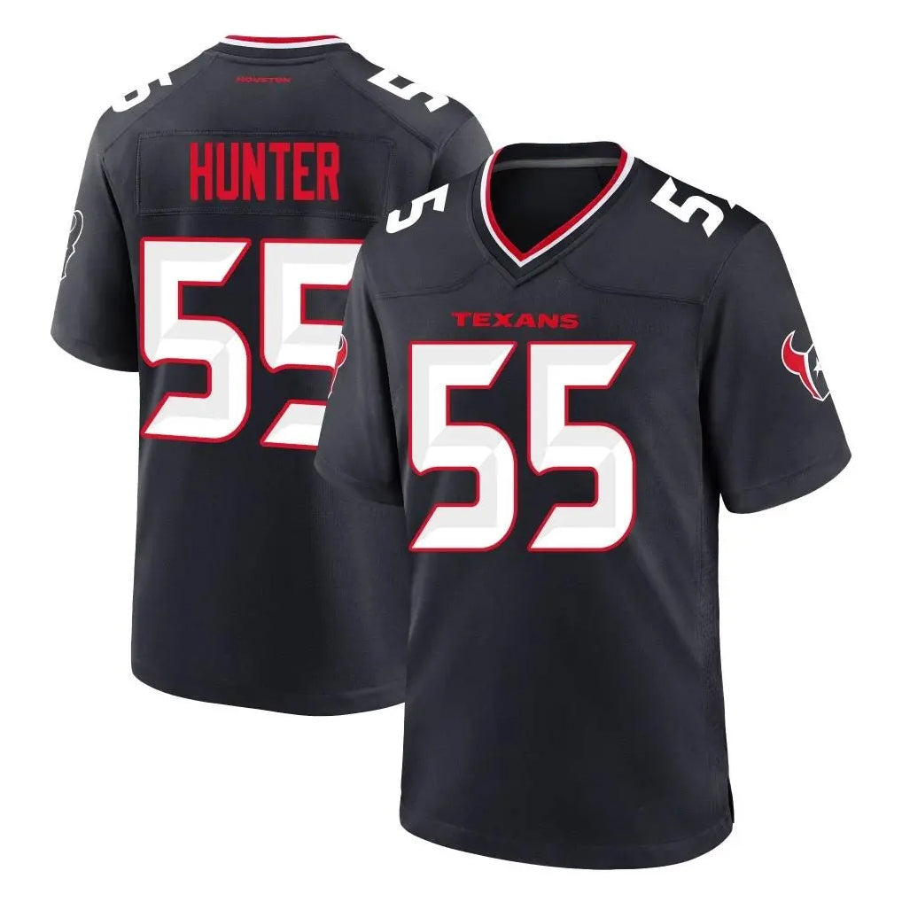 CAdoa H.Texans #55 Danielle Hunter Player Navy Team Home Game Stitched Jerseys