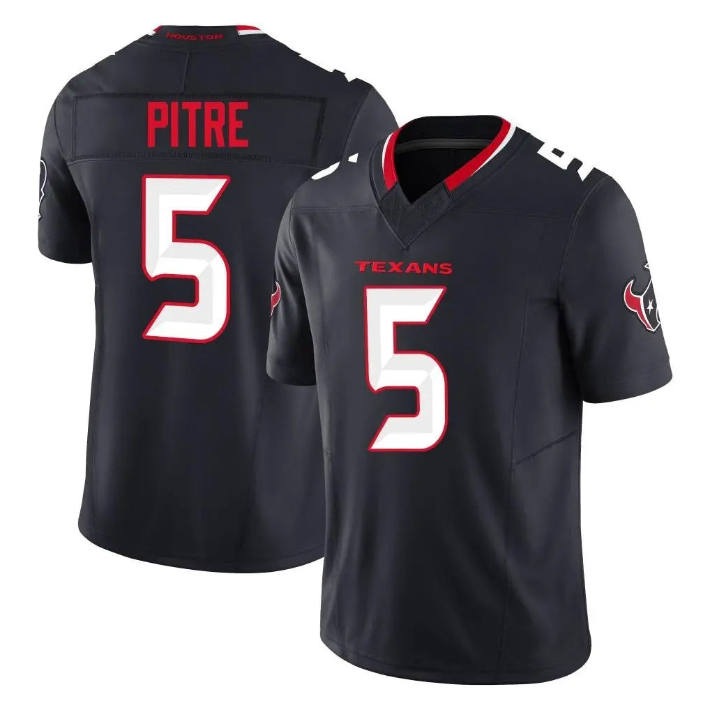 CAdoa H.Texans #5 Jalen Pitre Player Navy Limited Alternate Vapor F.U.S.E. Home Game Stitched Jerseys