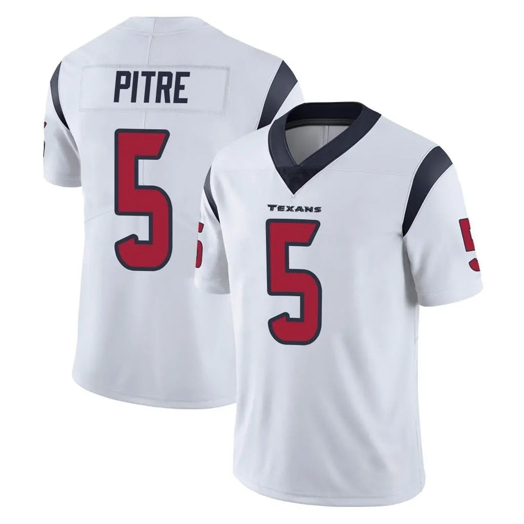 CAdoa H.Texans #5 Jalen Pitre Player White Limited Vapor Untouchable Home Game Stitched Jerseys