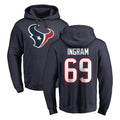 CAdoa H.Texans #69 Ed Ingram Player Navy Pro Line Pullover Hoodie Limited Game Stitched Jerseys