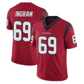 CAdoa H.Texans #69 Ed Ingram Player Red Limited Vapor Untouchable Home Game Stitched Jerseys