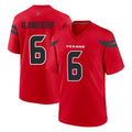 CAdoa H.Texans #6 Reed Blankenship Player Red Alternate Home Game Stitched Jerseys