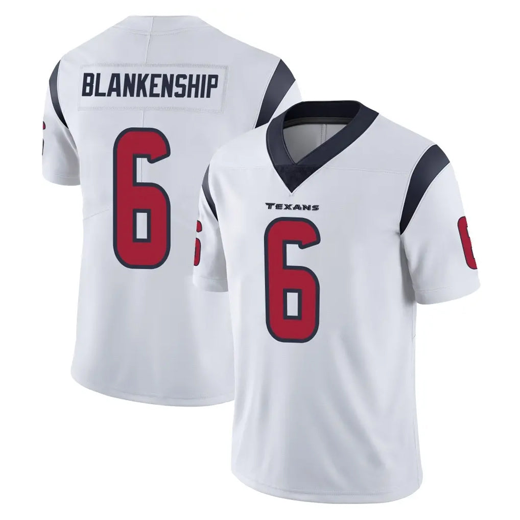 CAdoa H.Texans #6 Reed Blankenship Player White Limited Vapor Untouchable Home Game Stitched Jerseys