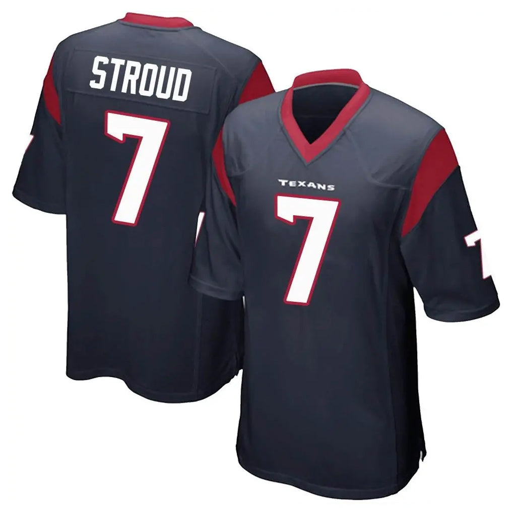 CAdoa H.Texans #7 CJ Stroud Player Navy Home Game Stitched Jerseys