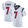 CAdoa H.Texans #7 CJ Stroud Player White Limited Vapor Untouchable Home Game Stitched Jerseys