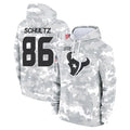 CAdoa H.Texans #86 Dalton Schultz Player Arctic Camo Salute to Service Hoodies Limited Game Stitched Jerseys