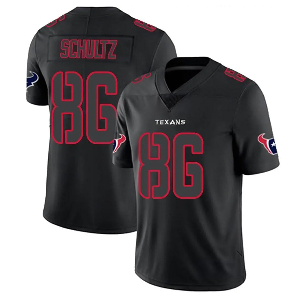 CAdoa H.Texans #86 Dalton Schultz Player Black Impact Limited Game Stitched Jerseys