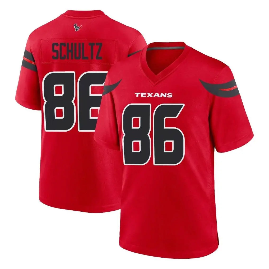 CAdoa H.Texans #86 Dalton Schultz Player Red Alternate Home Game Stitched Jerseys