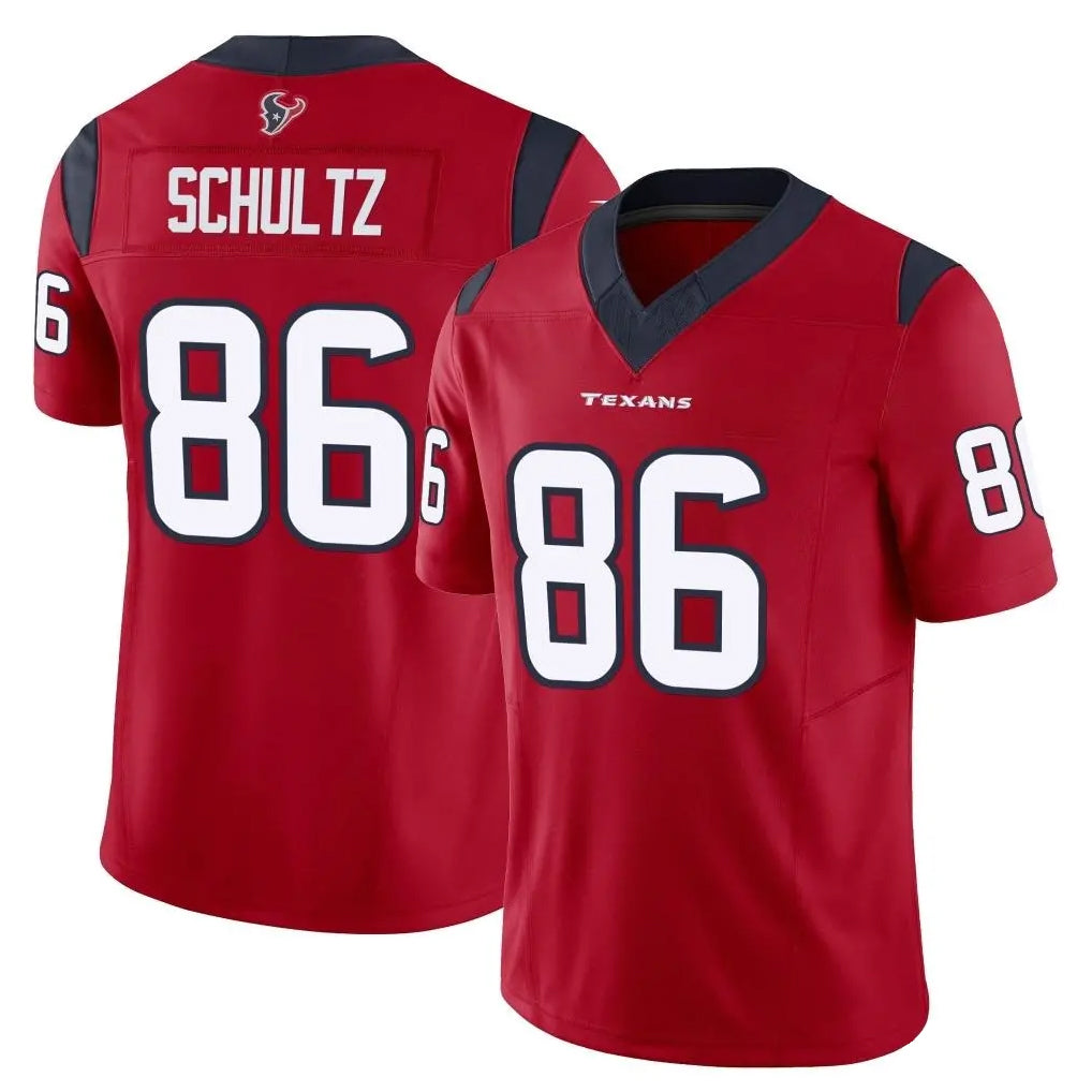 CAdoa H.Texans #86 Dalton Schultz Player Red Limited Vapor F.U.S.E. Home Game Stitched Jerseys