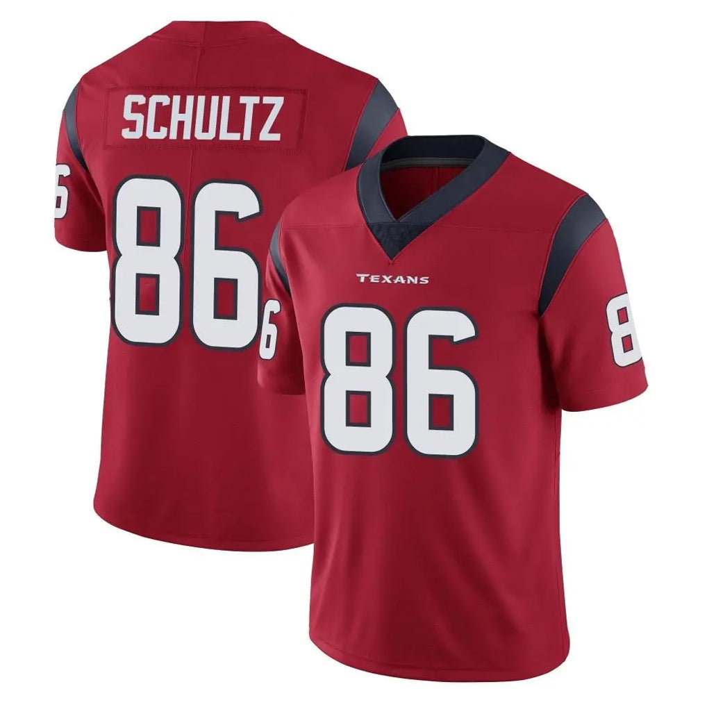 CAdoa H.Texans #86 Dalton Schultz Player Red Limited Vapor Untouchable Home Game Stitched Jerseys