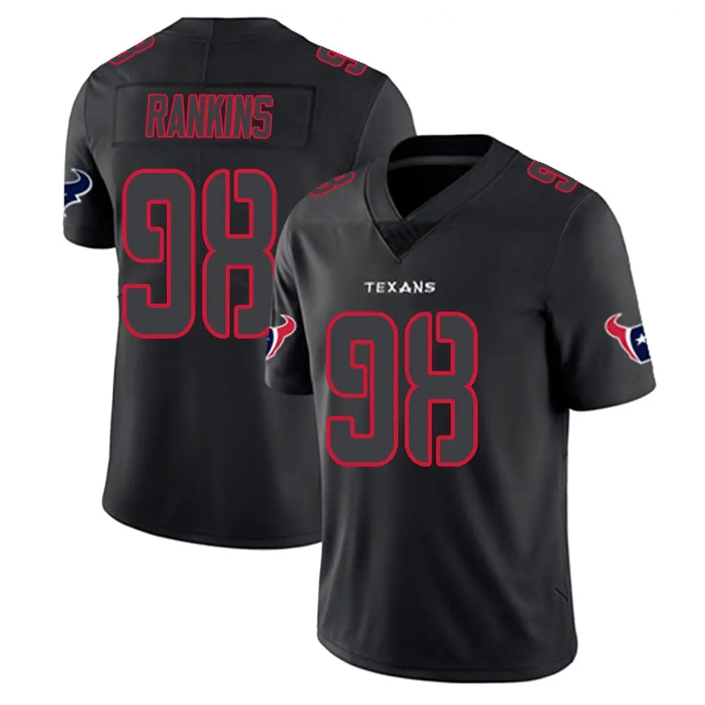 CAdoa H.Texans #98 Sheldon Rankins Player Black Impact Limited Game Stitched Jerseys
