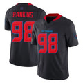 CAdoa H.Texans #98 Sheldon Rankins Player Navy Limited 2nd Alternate Vapor F.U.S.E. Home Game Stitched Jerseys