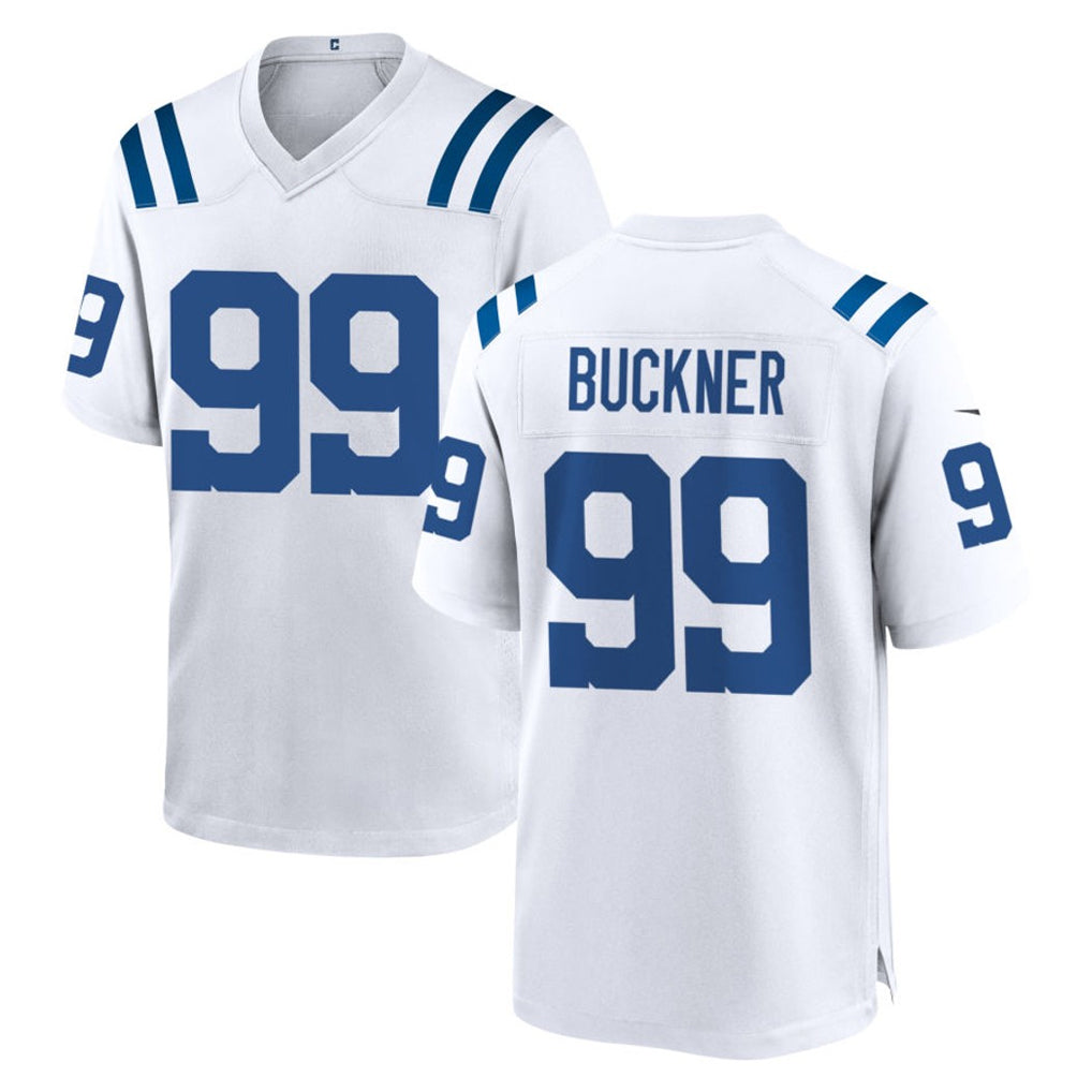 CAdoa IN.Colts #99 DeForest Buckner Player White Home Game Stitched Jerseys