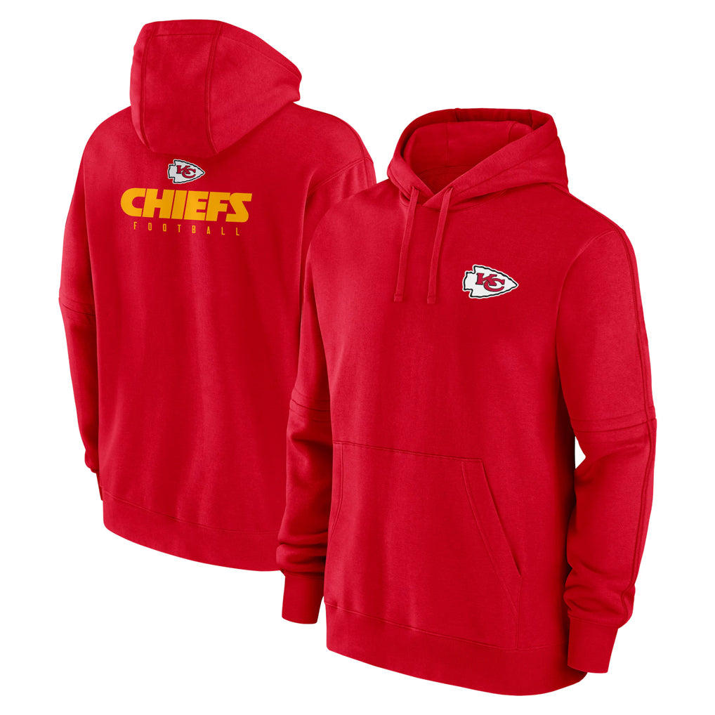 CAdoa KC.Chiefs Red Pullover Hoodies Limited Blank Player Stitched Jerseys
