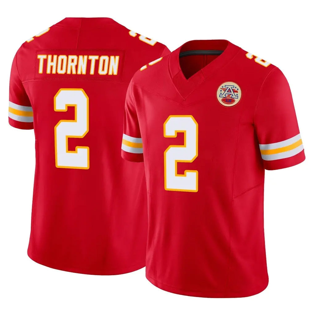 CAdoa KC.Chiefs #2 Tyquan Thornton Player Red Limited Vapor F.U.S.E. Home Game Stitched Jerseys