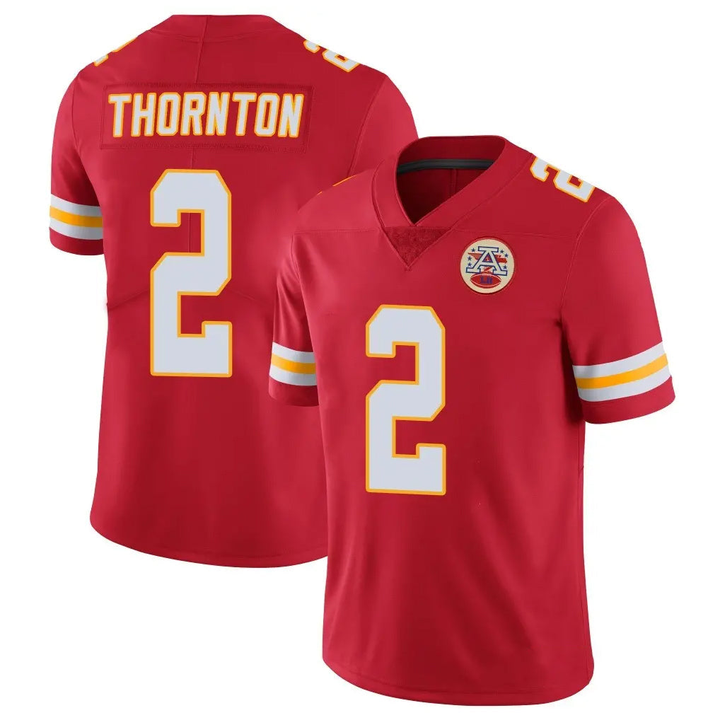 CAdoa KC.Chiefs #2 Tyquan Thornton Player Red Limited Vapor Untouchable Home Game Stitched Jerseys