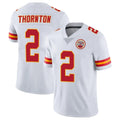 CAdoa KC.Chiefs #2 Tyquan Thornton Player White Limited Vapor Untouchable Home Game Stitched Jerseys
