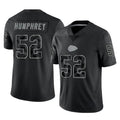CAdoa KC.Chiefs #52 Creed Humphrey Player Black Limited Reflective Game Stitched Jerseys