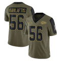 CAdoa KC.Chiefs #56 George Karlaftis Player Olive Salute To Service Limited Game Stitched Jerseys