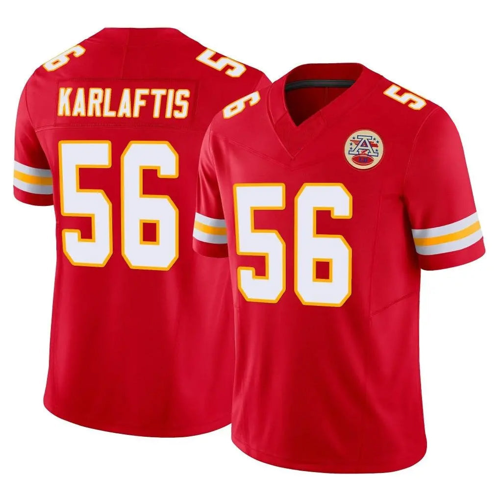 CAdoa KC.Chiefs #56 George Karlaftis Player Red Limited Vapor F.U.S.E. Home Game Stitched Jerseys