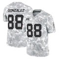CAdoa KC.Chiefs #88 Tony Gonzalez Player Arctic Camo Salute To Service Limited Game Stitched Jerseys