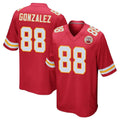 CAdoa KC.Chiefs #88 Tony Gonzalez Player Red Home Game Stitched Jerseys