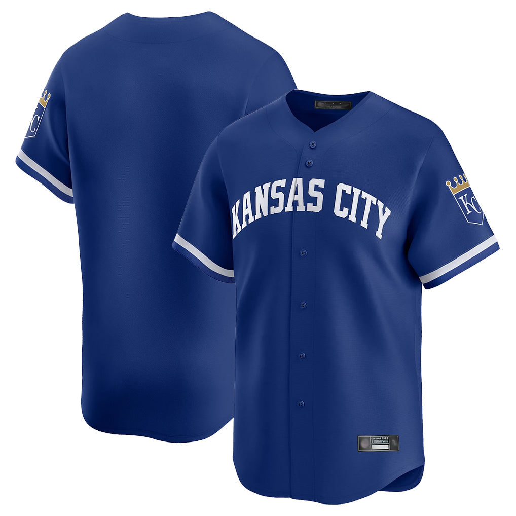 CAdoa KC.Royals Royal Limited Home Blank Player Stitched Jerseys