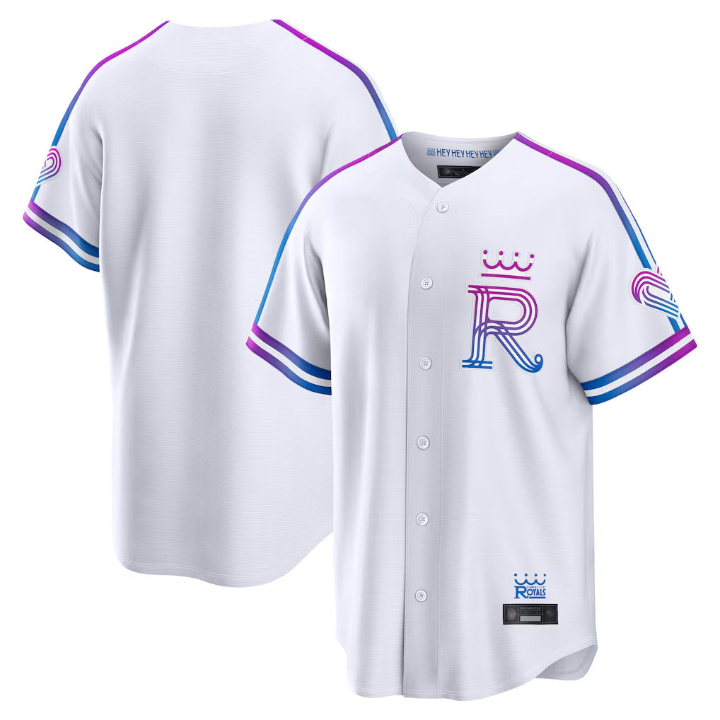 CAdoa KC.Royals White 2026 City Connect Limited Home Blank Player Stitched Jerseys