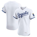 CAdoa KC.Royals White Alt Limited Elite Home Blank Player Stitched Jerseys