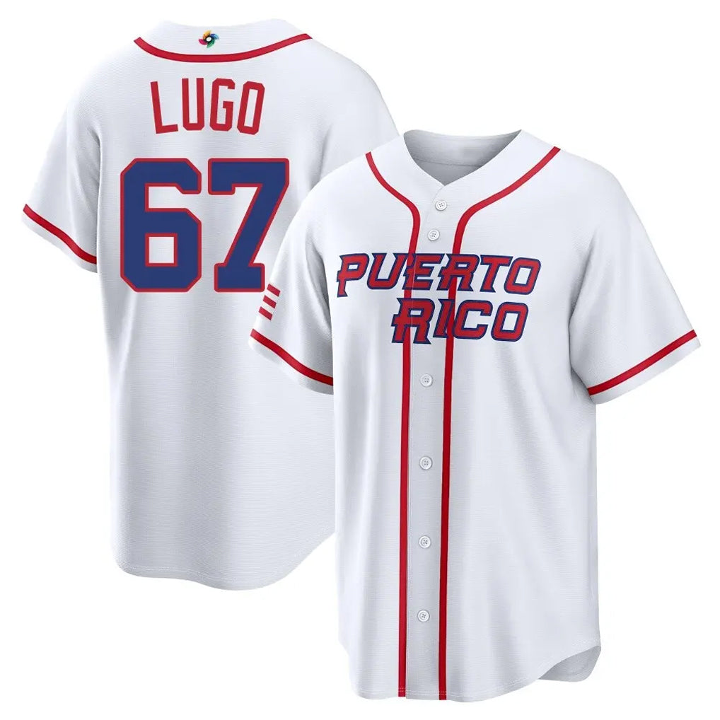 CAdoa KC.Royals #67 Seth Lugo Player White 2026 World Classic Home Stitched Jerseys