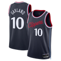 CAdoa LA.Clippers #10 Darius Garland Navy Swingman Stitched Jerseys- Icon Edition