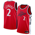 CAdoa LA.Clippers #2 Kawhi Leonard Red 2024-2025 Swingman Stitched Jerseys - Statement Edition