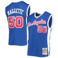 CAdoa LA.Clippers #50 Corey Maggette Mitchell & Ness Royal 2002-2003 Hardwood Classics Swingman Stitched Jerseys