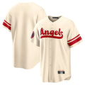 CAdoa LA.Angels Cream City Connect Home Blank Player Stitched Jerseys