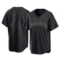 CAdoa LA.Angels #44 Ben Joyce Player Black Pitch Fashion T-shirt Stitched Jerseys