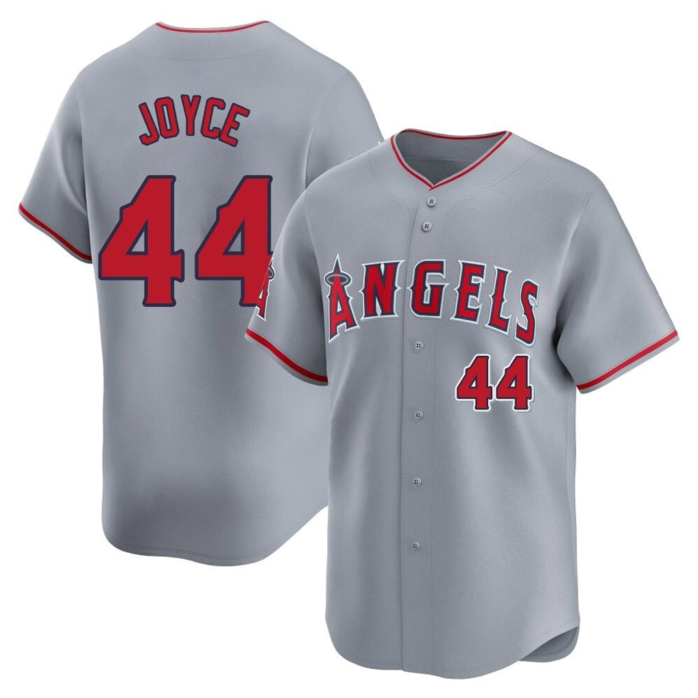 CAdoa LA.Angels #44 Ben Joyce Player Gray Home Limited Stitched Jerseys