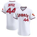 CAdoa LA.Angels #44 Ben Joyce Player White T-shirt Home Limited Elite Stitched Jerseys