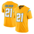 CAdoa LA.Chargers #21 LaDainian Tomlinson Player Gold F.U.S.E. Vapor Limited Stitched Jerseys