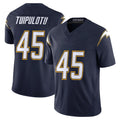 CAdoa LA.Chargers #45 Tuli Tuipulotu Player Navy Vapor F.U.S.E. Limited Home Game Stitched Jerseys