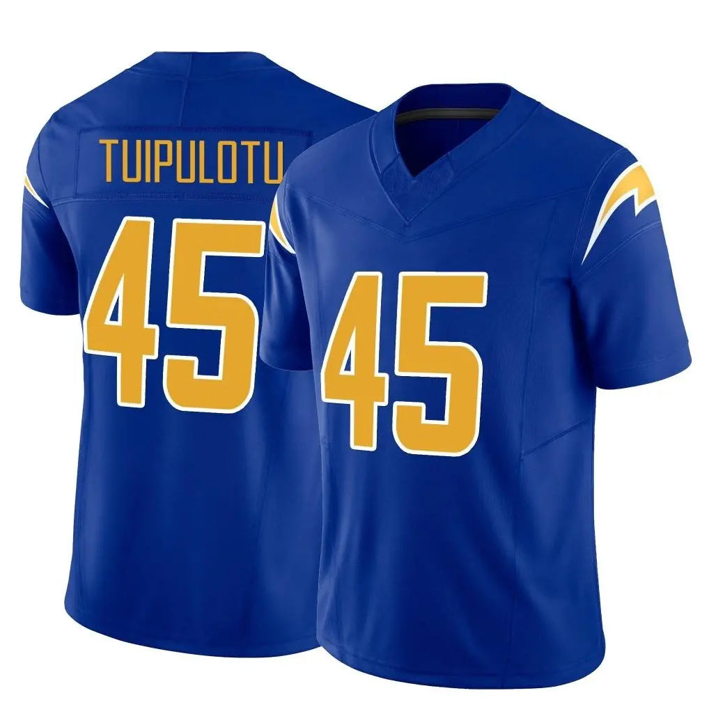 CAdoa LA.Chargers #45 Tuli Tuipulotu Player Royal Limited Vapor F.U.S.E. Home Game Stitched Jerseys