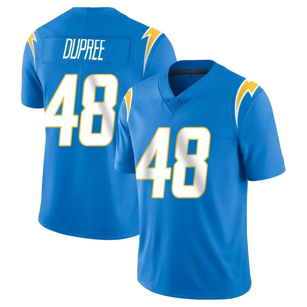 CAdoa LA.Chargers #48 Bud Dupree Player Blue Limited Vapor Untouchable Home Game Stitched Jerseys