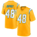 CAdoa LA.Chargers #48 Bud Dupree Player Gold Home Game Stitched Jerseys