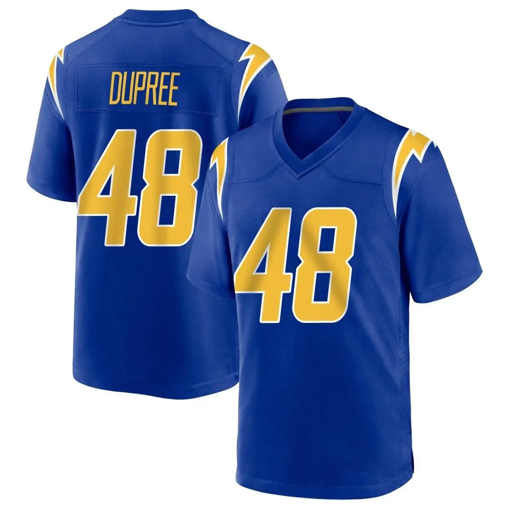 CAdoa LA.Chargers #48 Bud Dupree Player Royal Home Game Stitched Jerseys