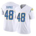 CAdoa LA.Chargers #48 Bud Dupree Player White Limited Vapor F.U.S.E. Home Game Stitched Jerseys